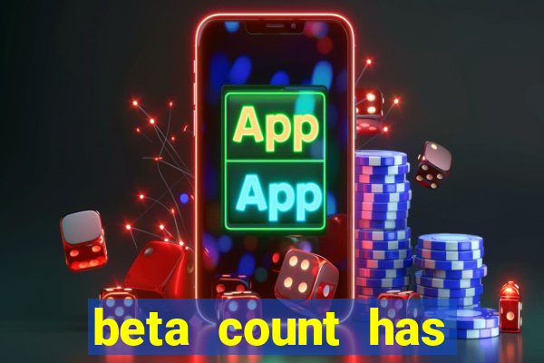 beta count has changed pt br